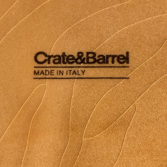 Crate & Barrel Cheese Plate Grapes Grape Bundle Wedge Serving Dish Ceramic Italy - Picture 10 of 14